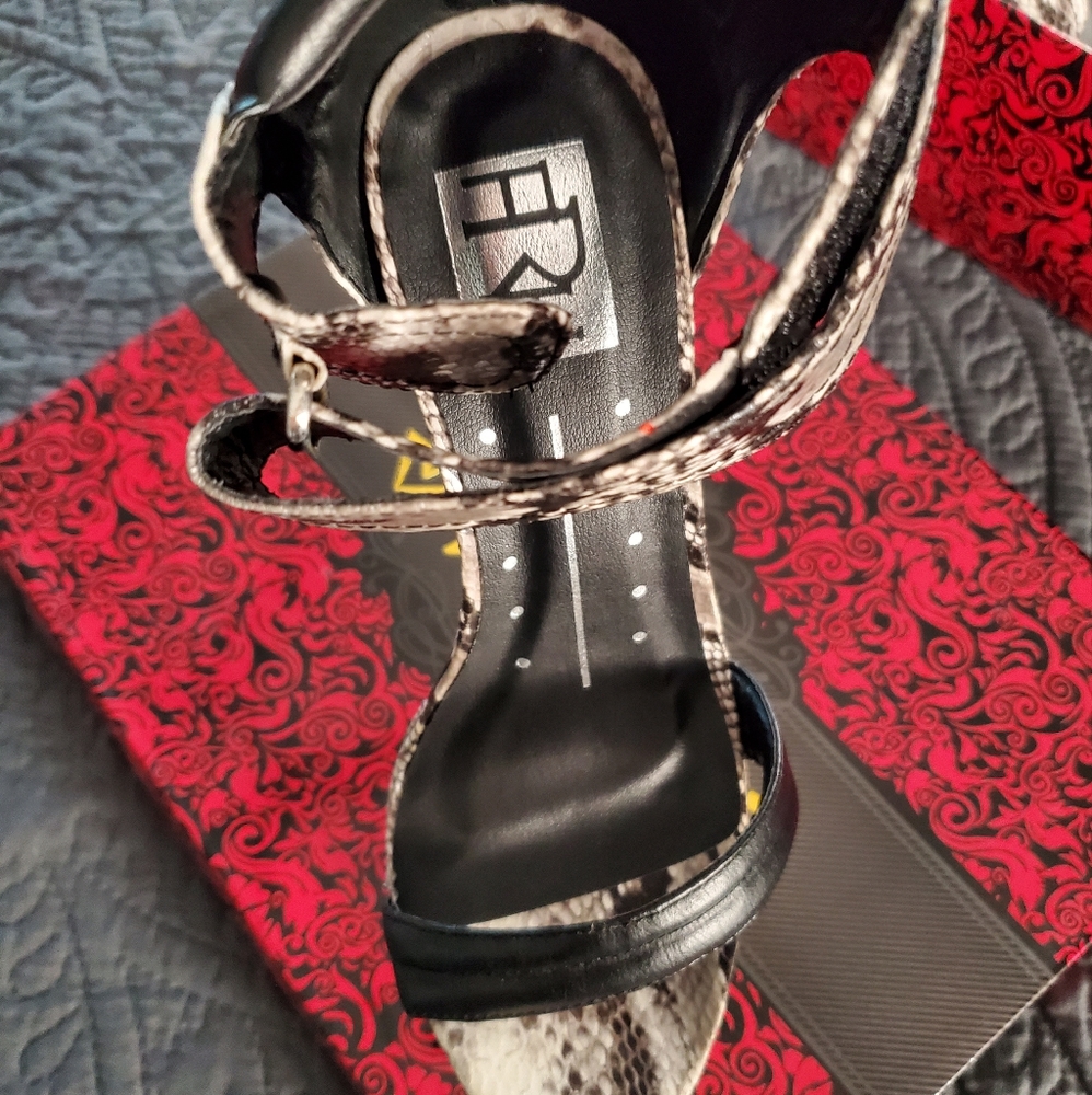 Strappy Stilletto Pumps - Python - Picture 3 of 3